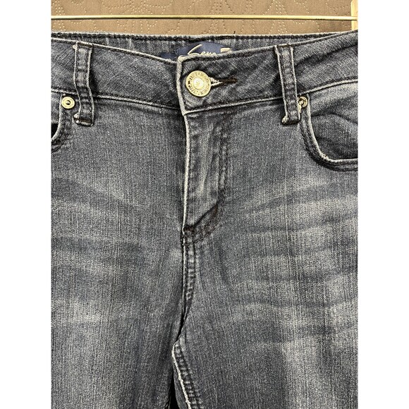 Seven 7 Embellished Cropped Ankle Jeans Summer Chic Cute Work SZ 10:Pre-owned - Picture 5 of 7